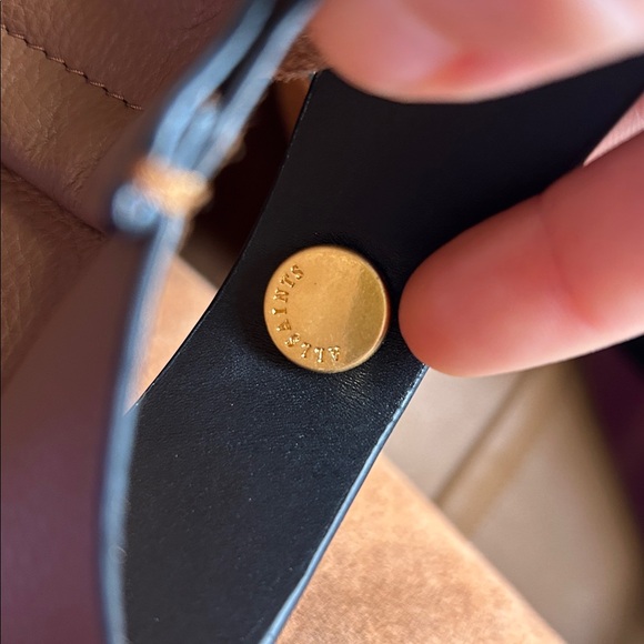 ALL SAINTS PHEONIX SPACIOUS LEATHER TOTE BAG - Picture 10 of 14